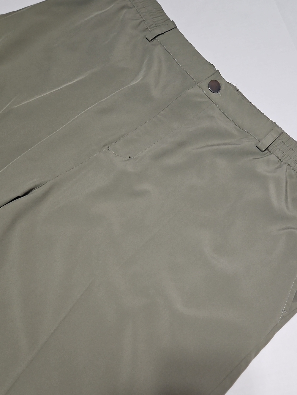 Pinkbomb Men's Casual Elastic Waist Size 4XL Lightweight Shorts  in Olive Green